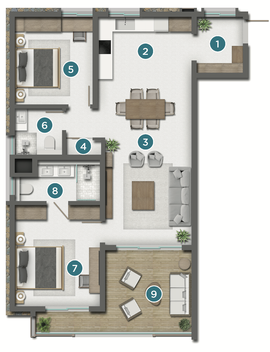 Two Bedroom Apartment Type 3